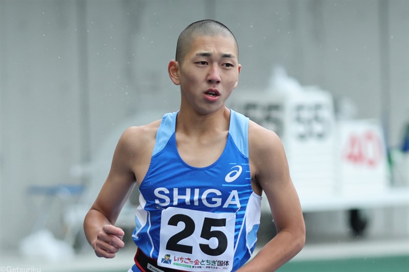 2年生・落合晃が800m1分50秒11の県高校新！山本麻斗は100m10秒52／IH滋賀県大会