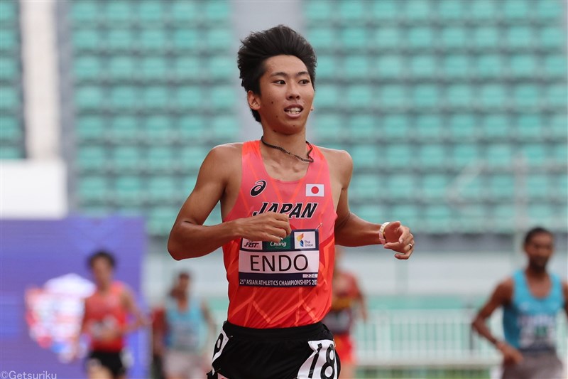 5000ｍ遠藤日向が金メダル！「僕に分がある展開だった」塩尻とのマッチレース制す／アジア選手権