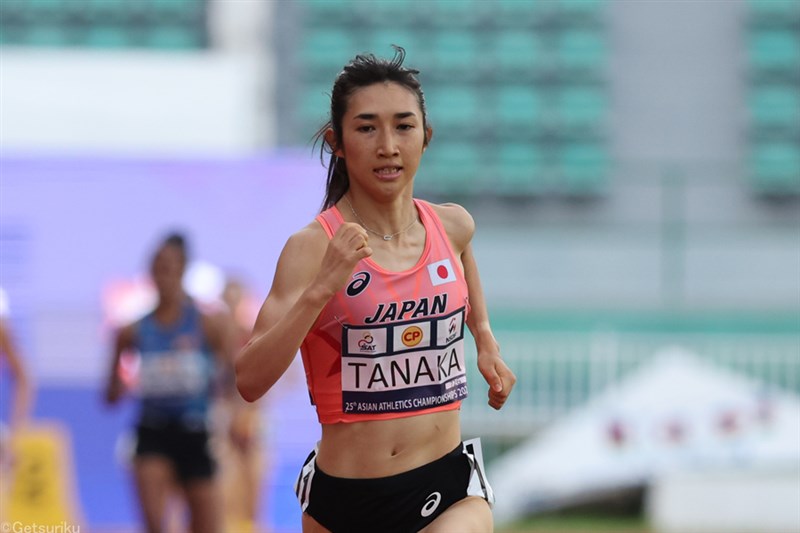 金メダル第1号は1500m・田中希実！大会新の4分06秒76 後藤夢とワン・ツー／アジア選手権