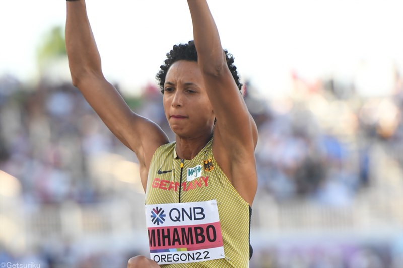 女子走幅跳・ミハンボが肉離れで世界選手権欠場 大会3連覇の夢潰える