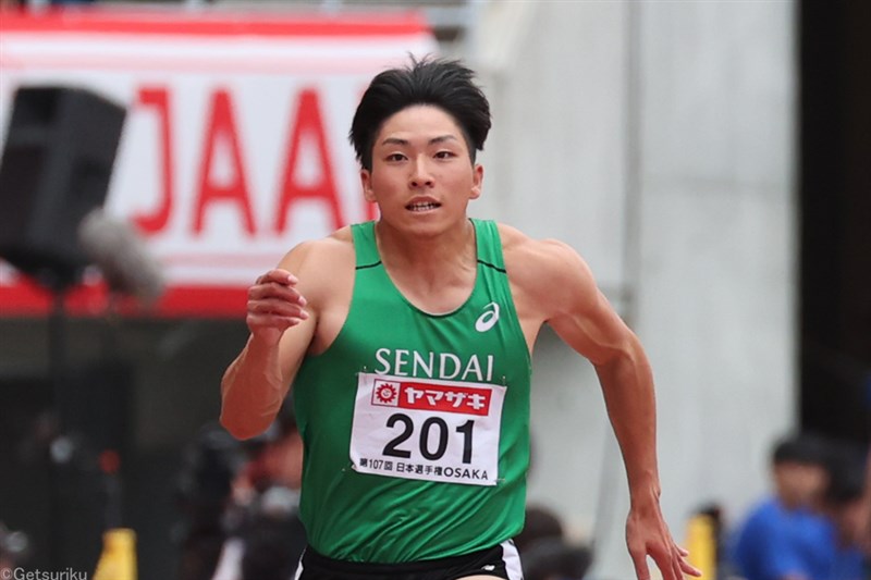 大上直起が追い風参考ながら100ｍ10秒06！高校時代全国経験なしの大学院生が岩手県選手権で快記録