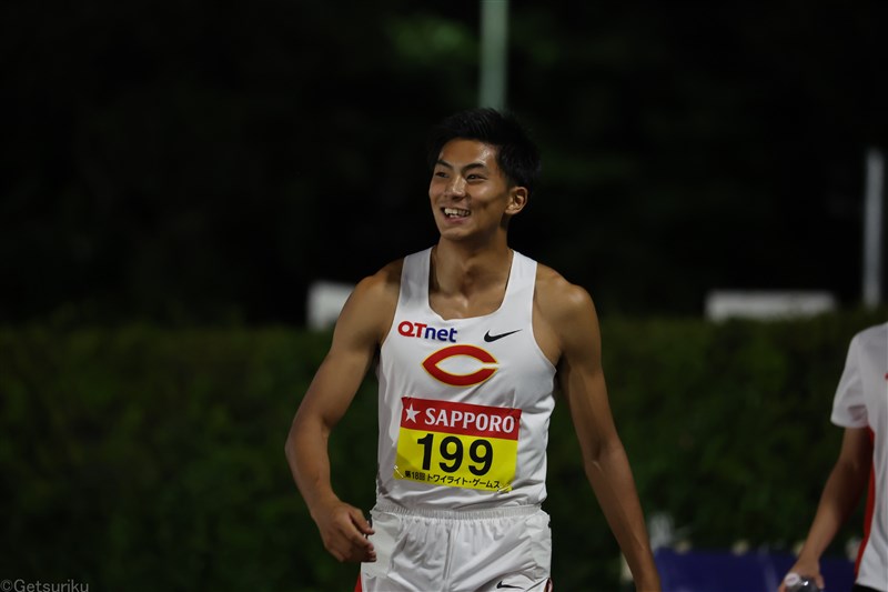 100m・藤原寛人が10秒21でV！飯塚超えの中大新、アジア選手権金の鵜澤＆栁田に刺激／トワイライト・ゲームス