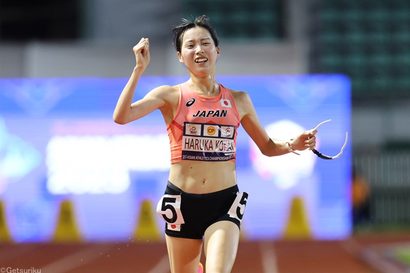 女子10000mは小海遥と川口桃佳が金銀独占！ 「もっと上を目指していきたい」／アジア選手権
