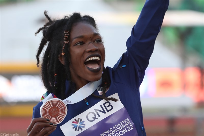 全米選手権が開幕！ 女子三段跳フランクリンが14m44で快勝 女子100mリチャードソンは予選で10秒71の歴代6位タイ!!