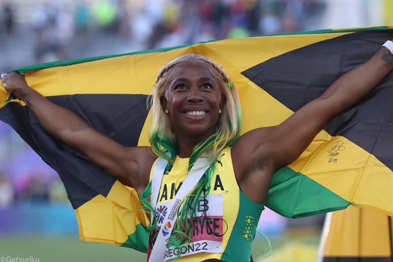ブダペスト世界陸上のジャマイカ代表が発表！ 女王・フレイザー・プライスは100m、200mにエントリー 東京五輪3冠のトンプソン・ヘラーはリレーのみ