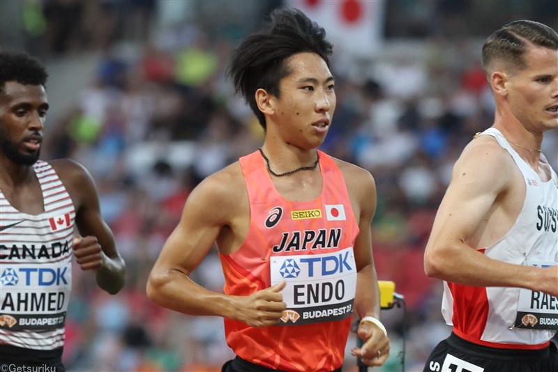 遠藤日向は5000m13分50秒49で2組17着 2大会連続出場も決勝進出はならず／世界陸上