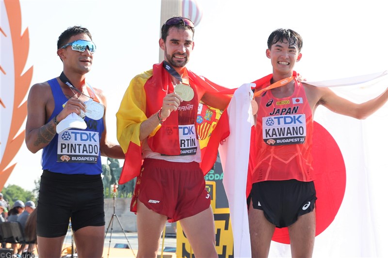 35km競歩銅メダルの川野将虎「今までの取り組み間違いではなかった」守り抜いた伝統と誇り／世界陸上