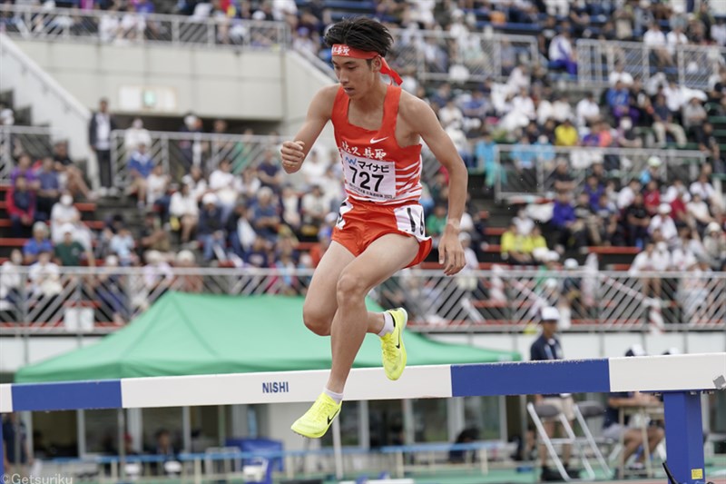 佐久長聖高・永原颯磨が来春、順大へ！3000m障害で三浦龍司超えの高校新、ダイヤモンドアスリート認定