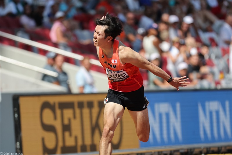 110mH・高山峻野が13秒35で2着！2大会ぶり予選突破、日本勢3人セミファイナルへ／世界陸上