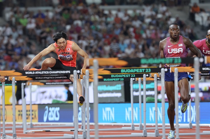 110mH5位の泉谷駿介 両脚つりながら駆け抜けた夢舞台「楽しい気持ちでいっぱい」／世界陸上