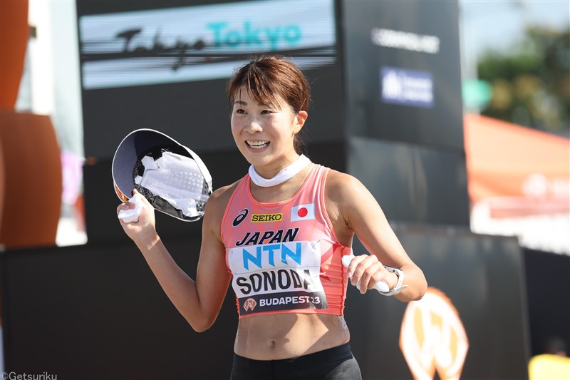 女子35km初入賞7位の園田世玲奈「この1年のしんどさを忘れるぐらいうれしい」前回9位の雪辱／世界陸上