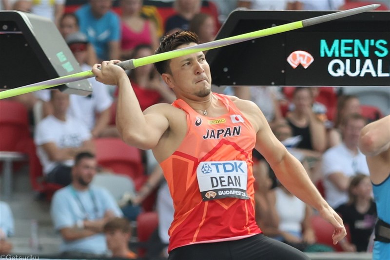 やり投げ・ディーン元気は79m21で予選A組6位 予選通過はB組の結果待ちに／世界陸上