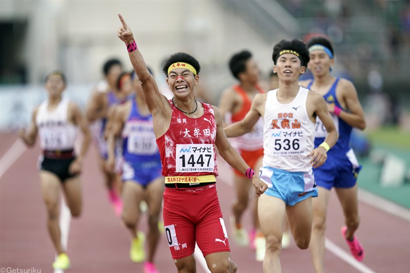男子1500m谷本昂士郎が“3度目の正直”で戴冠「勝つことだけを考えた」／北海道IH