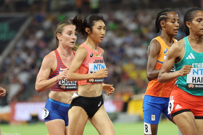 田中希実「感謝の気持ちでいっぱい」 女子5000mで26年ぶり快挙！世界と互角の走りで8位入賞！／世界陸上