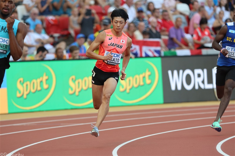 男子400m・佐藤拳太郎が44秒77「絶対に出さないといけない」日本記録を0.01秒更新！決勝へ意欲／世界陸上