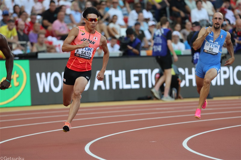 400m・佐藤風雅も44秒97！佐藤拳太郎に続く44秒台突入でセミファイルへ／世界陸上