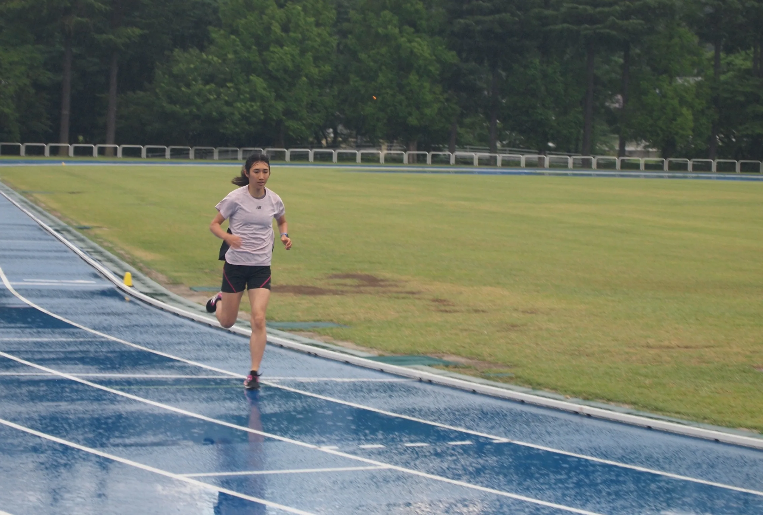 田中希実が長野で練習公開 ブタペスト世界陸上で入賞目指し「予選から全力でいきたい」