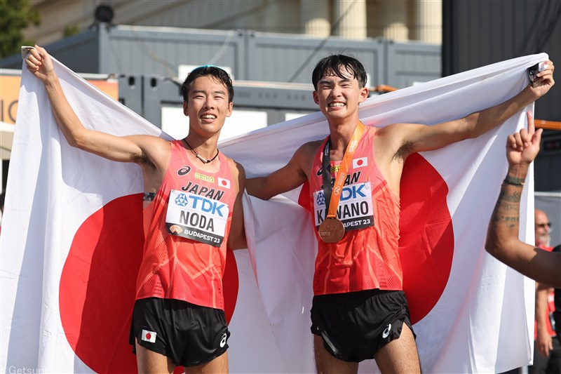野田明宏「昨年の悔しさを晴らせた」前回9位から1年、35km初入賞の6位つかむ／世界陸上