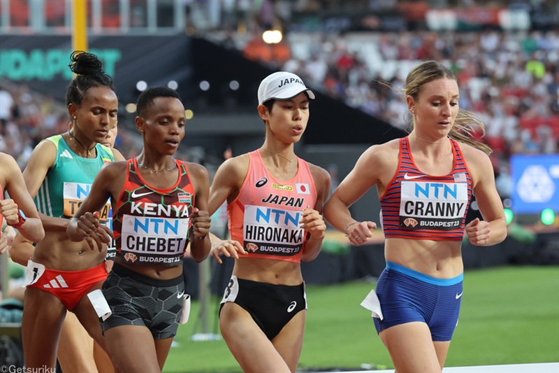 女子5000m廣中璃梨佳 15分11秒16の12着 シーズンベストも決勝進出逃す／世界陸上