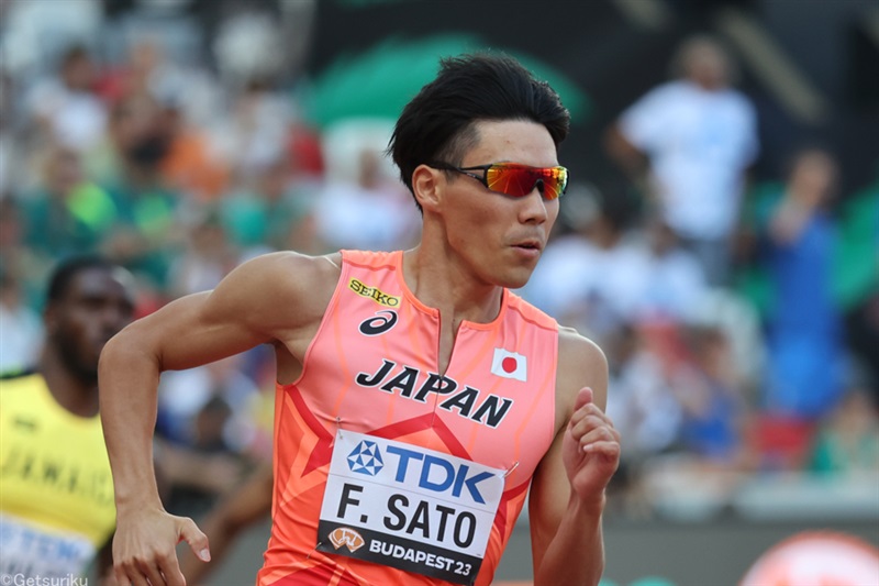 400m・佐藤風雅は300mまでトップで44秒97「高野先生以来のファイナルを」／世界陸上