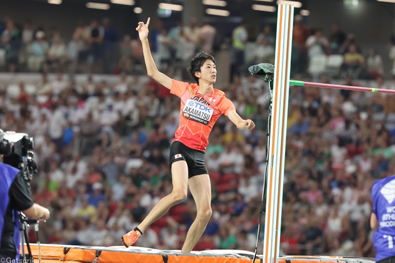 赤松諒一2m25で8位タイ！男子走高跳2大会連続入賞を達成／世界陸上