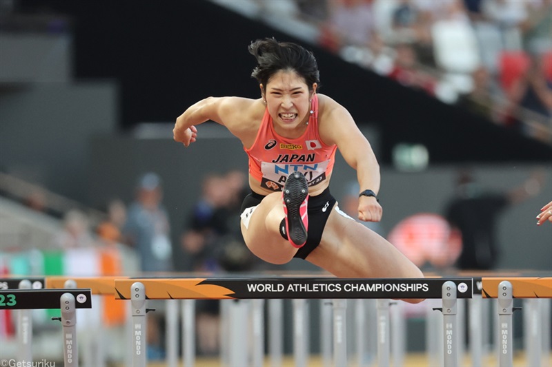 女子100mH・青木益未13秒26で8着 3年連続世界大会を力走／世界陸上