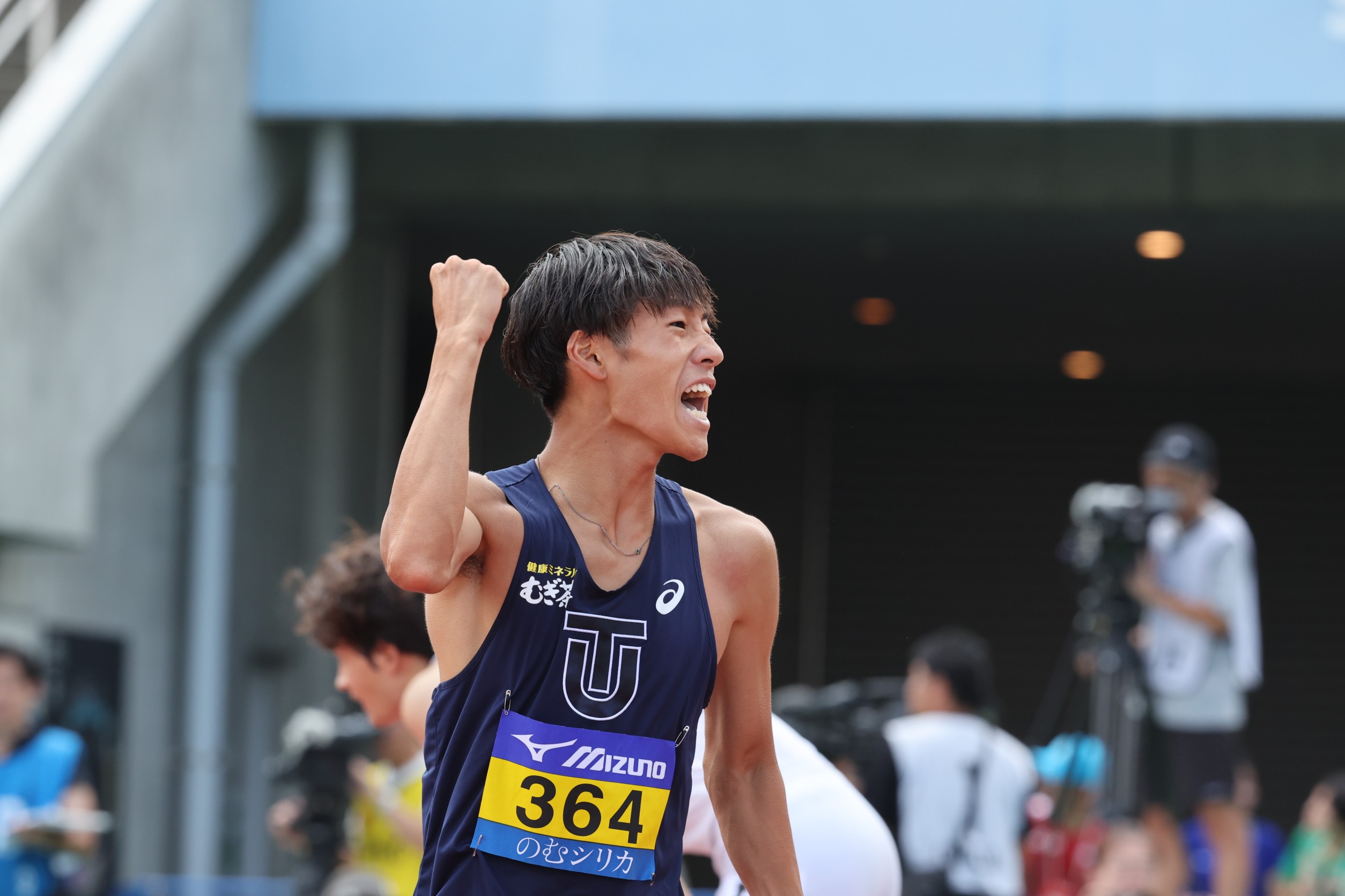 小川大輝 400mH48秒91で豊田兼とV分け合う「パリ五輪の参加標準が射程圏」／日本IC