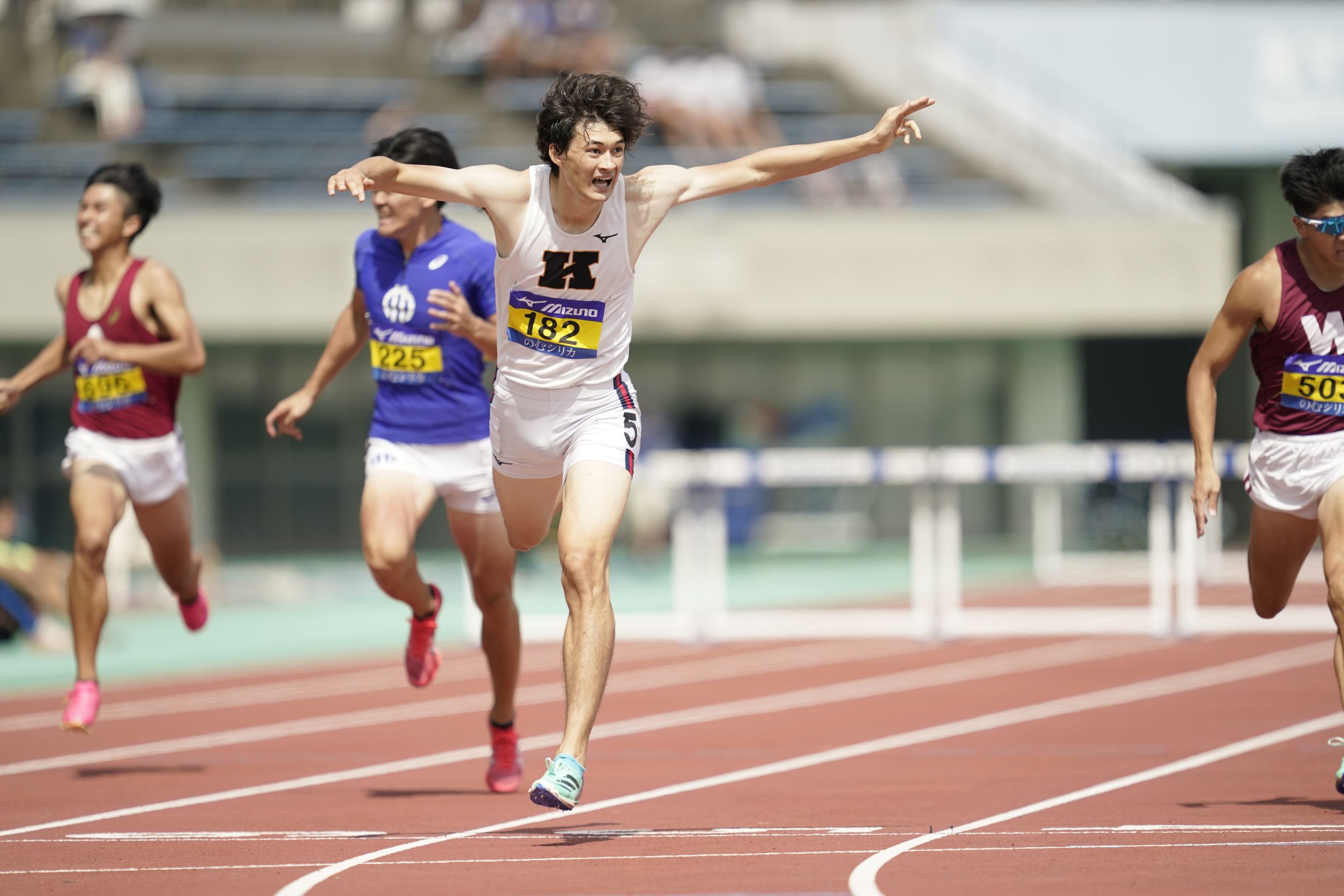 豊田兼が400mH初V 小川大輝と同着とわかり「ホッとしました」／日本IC