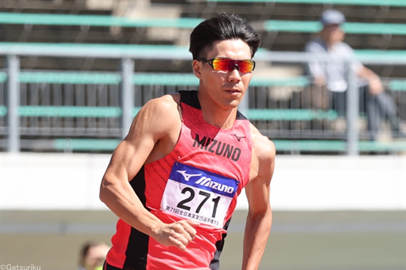 400m日本代表の佐藤風雅 200m予選20秒83の1着「本番はアジア大会」／全日本実業団