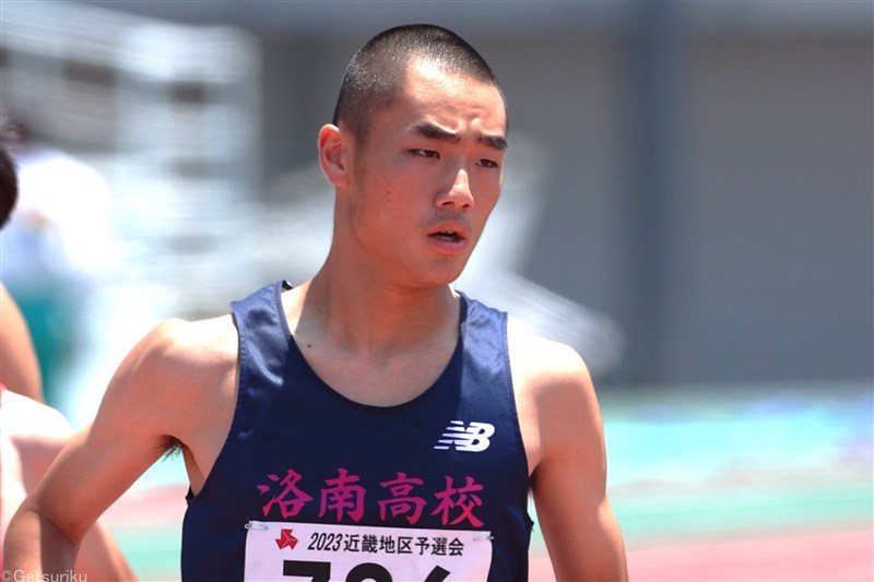 【男子3000ｍ】川口峻太朗（洛南高2）8分08秒56＝高2歴代5位