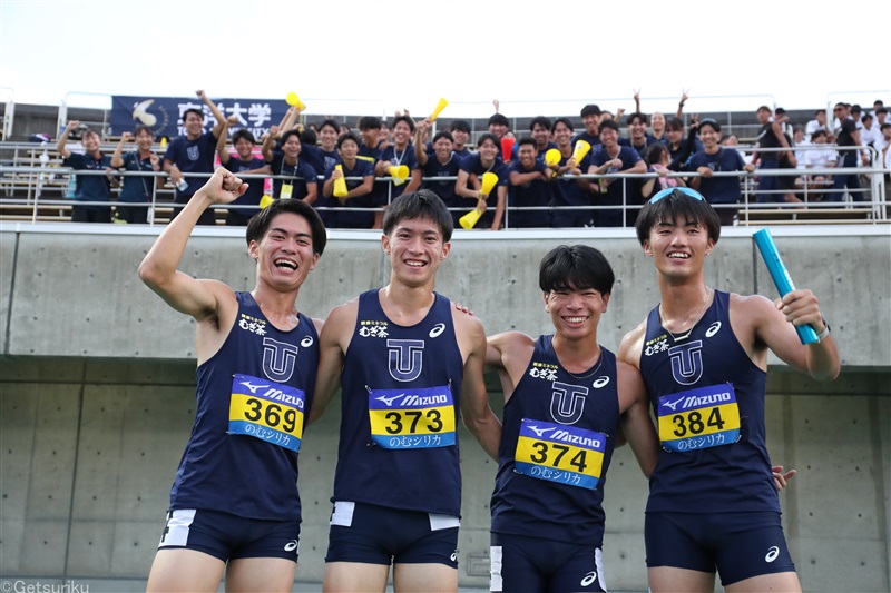 東洋大 男子4継悲願の初V 38秒94の大学新 エース栁田大輝がシーズンラストの激走／日本IC