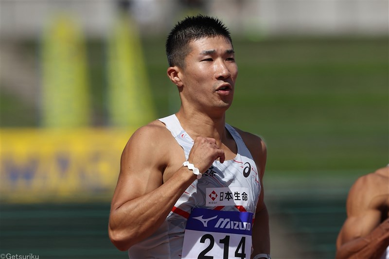 桐生祥秀100m予選で10秒20の1着「60mまで確認できた」アジア大会へ「自信持って走れる」／全日本実業団