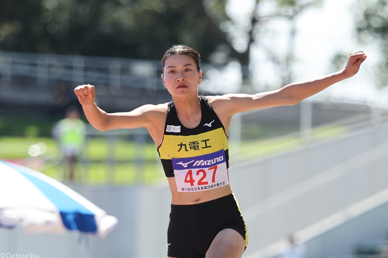 三段跳・髙島真織子が貫禄勝ち 世界陸上経験し「世界の決勝で戦いたい」／全日本実業団