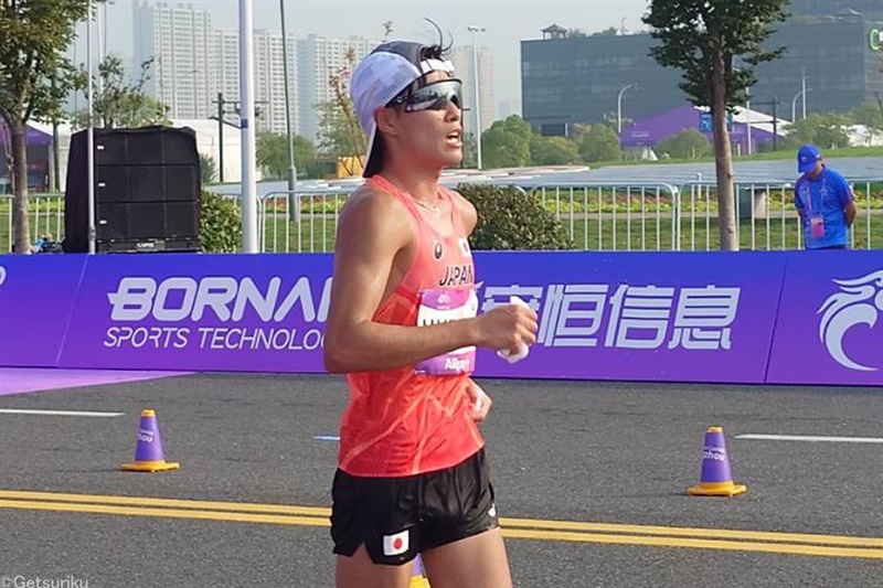 男子20km競歩 村山裕太郎が銅メダル「まだまだここがゴールじゃない」／アジア大会