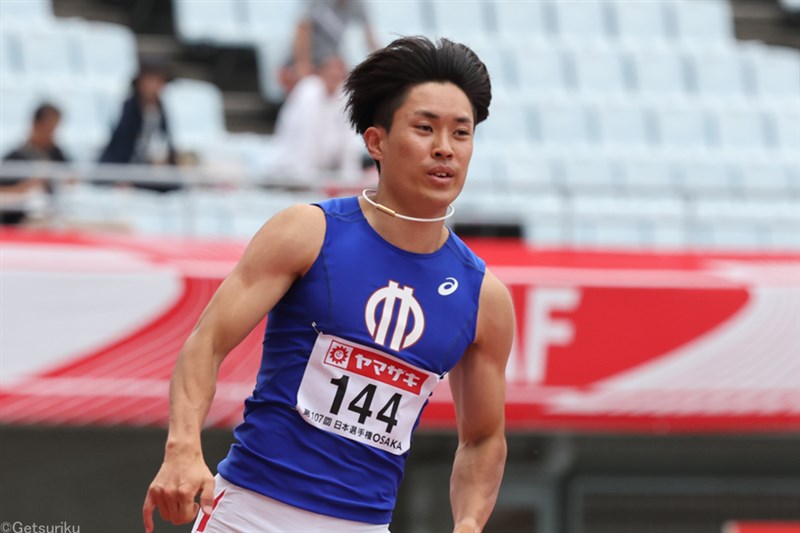 リレーで代表選出の宇野勝翔が200mにも出場へ／アジア大会