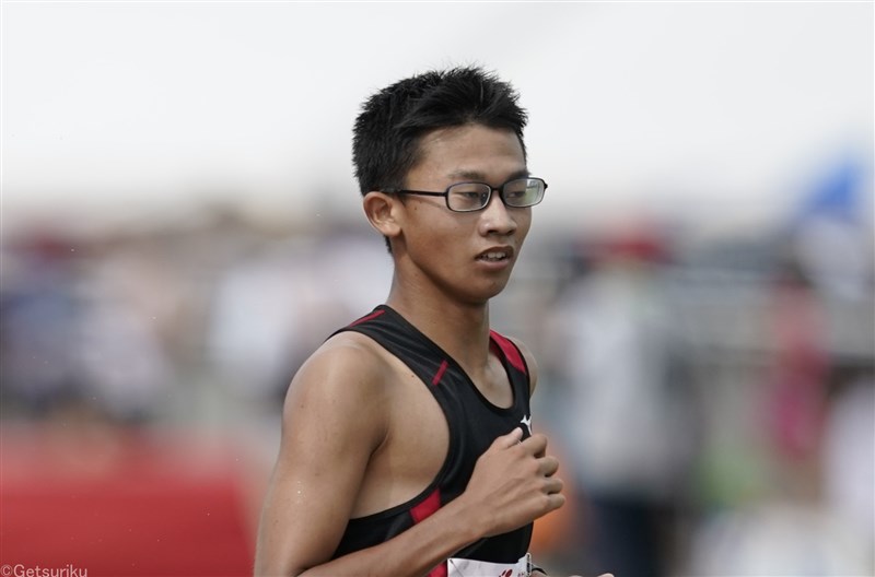 【男子1500m】田中悠大（岩出二中3）3分49秒51=中学歴代2位