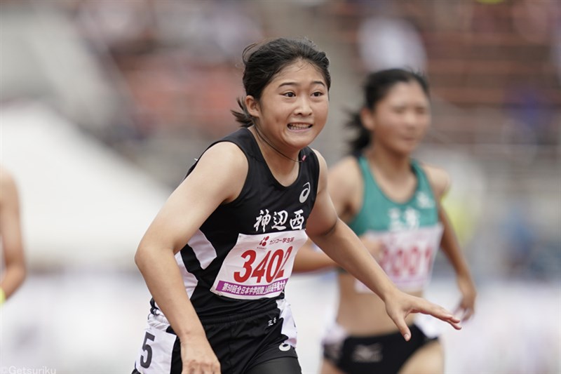 【女子100m】三好美羽（神辺西中3広島） 11秒79＝中学歴代5位タイ