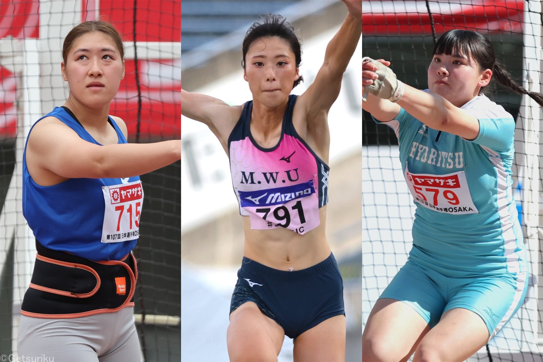 【日本インカレ見どころ／女子フィールド】円盤投・齋藤真希、ハンマー投・村上来花の日本代表勢に注目 三段跳・学生記録持つ船田、走幅跳は混戦模様