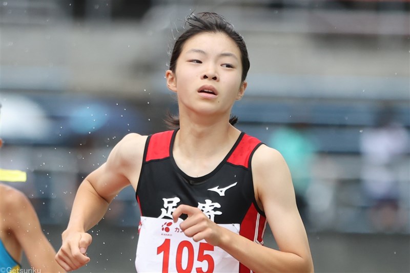 【女子200m】人見仁菜（足寄中1）25秒33=中1歴代5位タイ