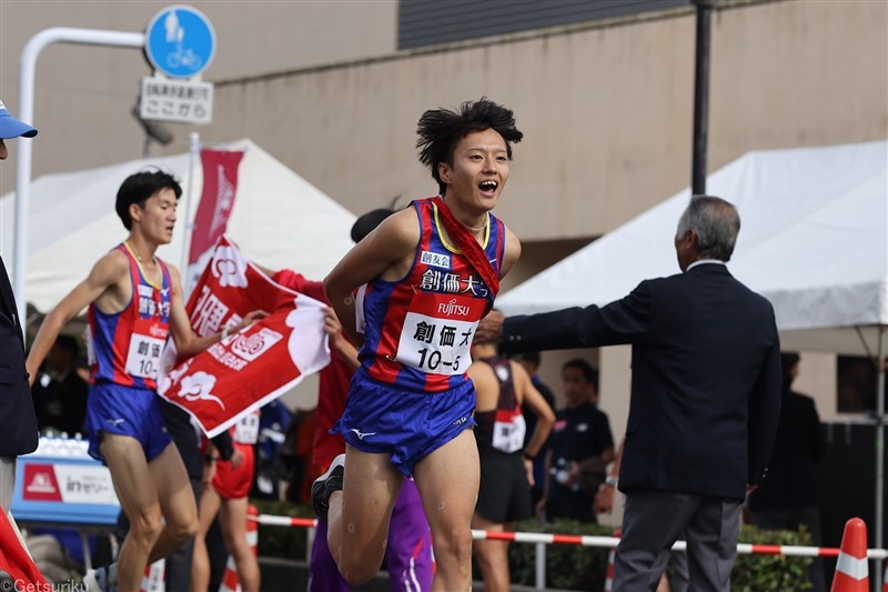 創価大・吉田響が5区区間賞！1年10ヵ月ぶり駅伝「ワクワク」東海大から覚悟の編入「箱根駅伝で山の神になりたい」／出雲駅伝