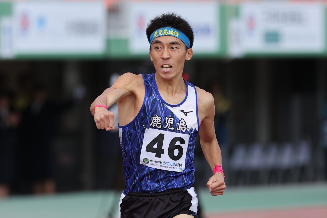 800m立迫大徳が1分47秒97!!高校歴代4位の快走で地元V果たす 女子4継も4位と健闘／鹿児島国体