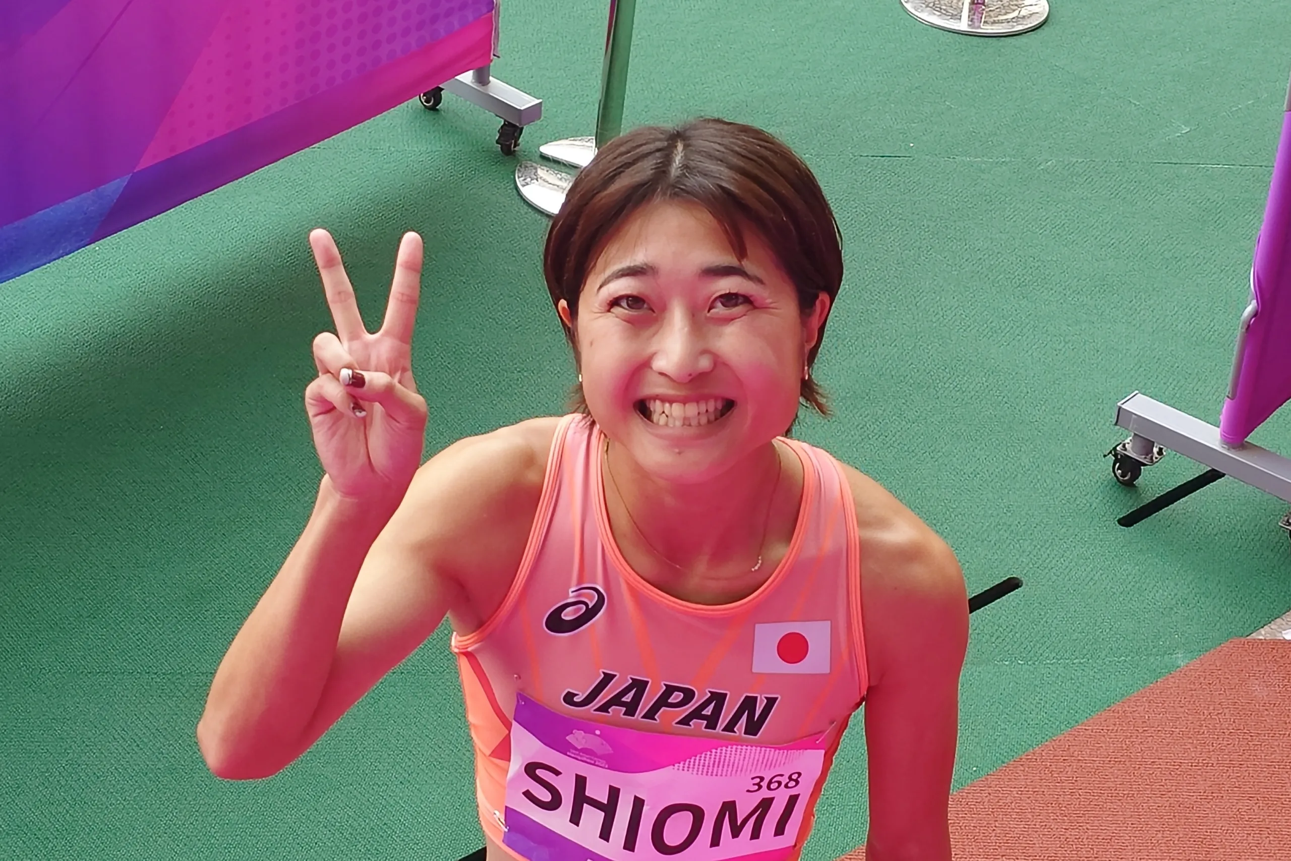 800m塩見綾乃が2大会連続決勝進出 十種競技・丸山が110mH好スタート／アジア大会