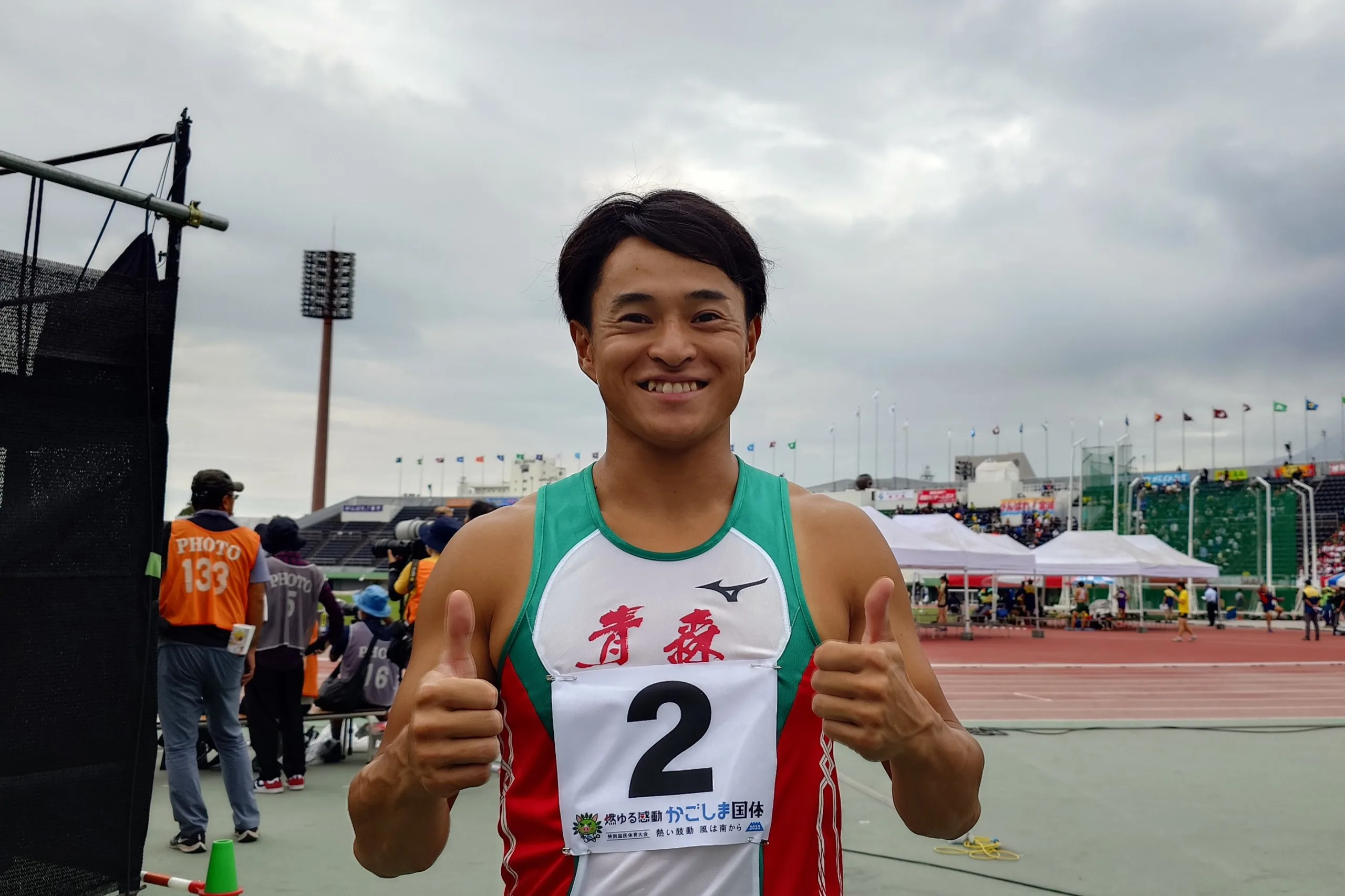 歴史的な一歩！デフの佐々木琢磨が青森代表として100m出場 トラック種目初／鹿児島国体