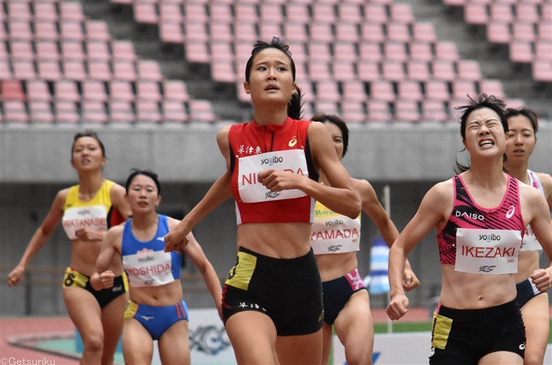 高3・西田有里が強烈スパートで800m制す 高校歴代4位の2分04秒15「国体では高校記録更新を」／新潟ACC