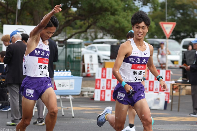 駅伝王者・駒大 盤石のリレーで2年連続3冠へ！鈴木芽吹「主将として勝てたことがうれしい」／出雲駅伝