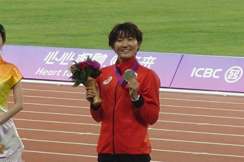 棒高跳・諸田実咲が4m48の日本新で2位！「ワクワクした気持ちあった」／アジア大会