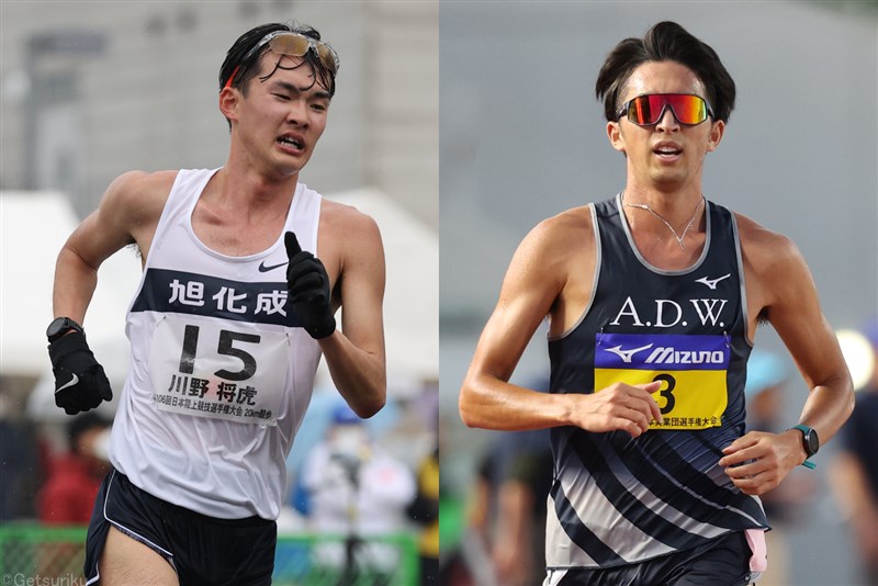 川野将虎1時間18分52秒！高橋和生1時間19分26秒！ともに20kmパリ五輪派遣設定を突破／高畠競歩