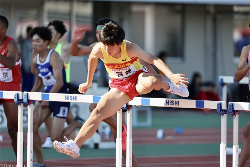 全中覇者・髙城昊紀がU16男子110ｍJHで13秒84の中学最高！決勝は追い参ながら衝撃の13秒66w／U18・16大会