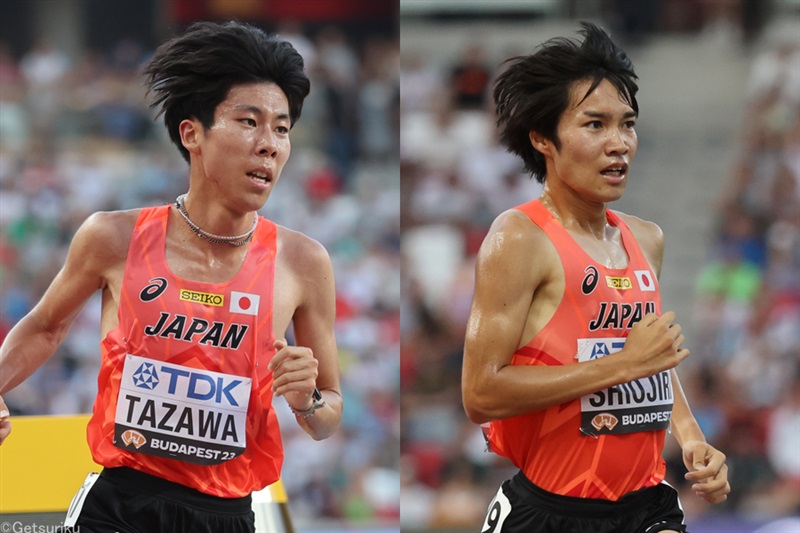 10000m田澤廉は4位でメダル届かず、残り3周で転倒の塩尻和也5位／アジア大会
