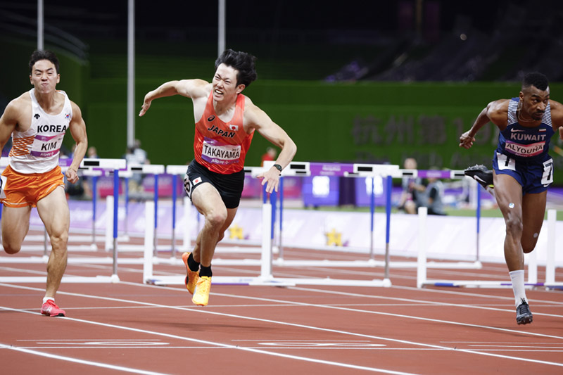4日目にメダルラッシュ!!110mH高山峻野41年ぶり金、200m上山紘輝がV 棒高跳・諸田実咲は日本新で銀／アジア大会